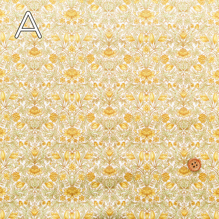 Cotton 80/240 Thread Count Broad Print Fabric - Flower - nomura tailor