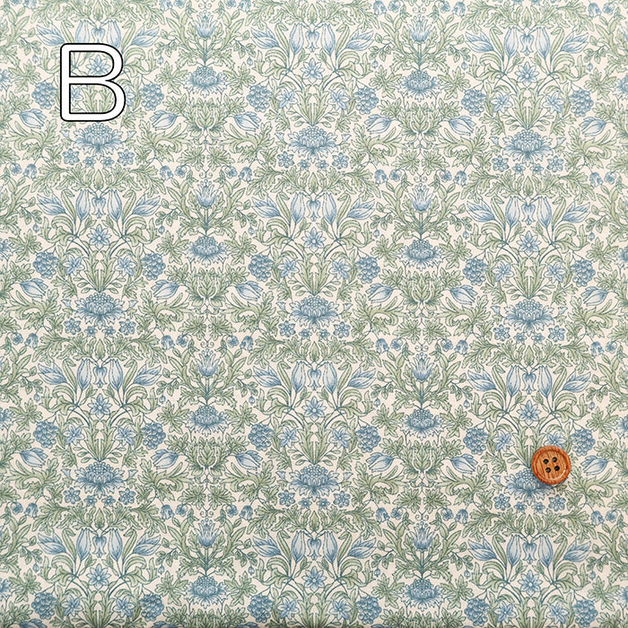 Cotton 80/240 Thread Count Broad Print Fabric - Flower - nomura tailor