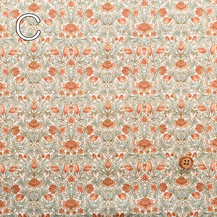 Cotton 80/240 Thread Count Broad Print Fabric - Flower - nomura tailor