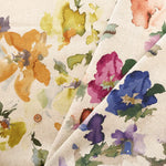 C/L Sheeting Printed Fabric - Watercolor Flower - nomura tailor