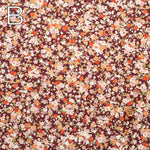 Cotton 21W Corduroy Printed Fabric - Mini Flowers - nomura tailor