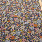 Cotton 21W Corduroy Printed Fabric - Flowers - nomura tailor