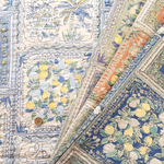 Cotton 60 Lawn  Ripple-printed Fabric - Bandana Style - nomura tailor