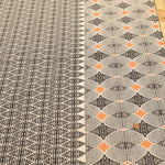 C/R Lawn Printed Fabric - Art Border - nomura tailor
