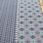 C/R Lawn Printed Fabric - Art Border - nomura tailor