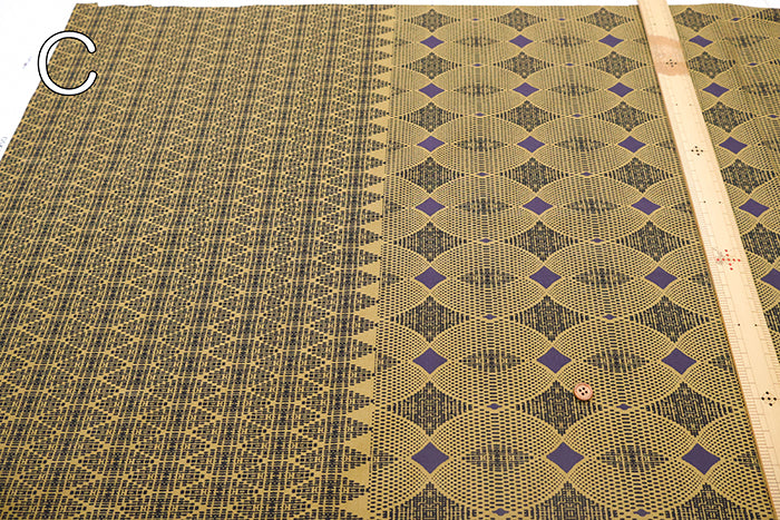 C/R Lawn Printed Fabric - Art Border - nomura tailor