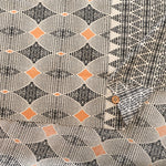 C/R Lawn Printed Fabric - Art Border - nomura tailor