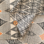 C/R Lawn Printed Fabric - Art Border - nomura tailor