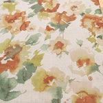 Linen Sheeting printed Fabric - Watercolor Flower - nomura tailor