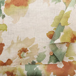 Linen Sheeting printed Fabric - Watercolor Flower - nomura tailor