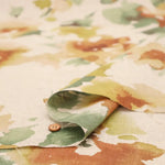 Linen Sheeting printed Fabric - Watercolor Flower - nomura tailor