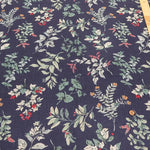 Linen Sheeting printed Fabric - Botanical Flowers - nomura tailor