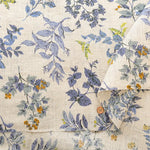 Linen Sheeting printed Fabric - Botanical Flowers - nomura tailor