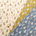 Cotton 21W Corduroy Printed Fabric - Cat - nomura tailor