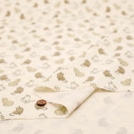 Cotton 21W Corduroy Printed Fabric - Cat - nomura tailor