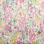 Cotton 80 Lawn Miracle Wave  Printed Fabric - Flower - nomura tailor