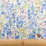 Cotton 80 Lawn Miracle Wave  Printed Fabric - Flower - nomura tailor