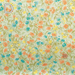 40"Cotton Broad Printed Fabric - Flowers - nomura tailor