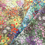 Cotton 60 Lawn Inkjet Printed Fabric 油絵風フラワー - nomura tailor