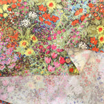Cotton 60 Lawn Inkjet Printed Fabric 油絵風フラワー - nomura tailor