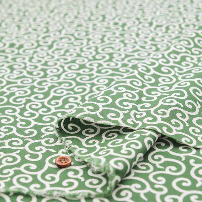 Cotton sheeting print fabric Karakusa (small) - nomura tailor