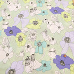 Cotton 60 Lawn Inkjet Printed Fabric Shu Shiro×HOKKOH Flower Bloom - nomura tailor