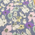 Cotton 60 Lawn Inkjet Printed Fabric Shu Shiro×HOKKOH Flower Bloom - nomura tailor
