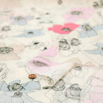 Cotton 60 Lawn Inkjet Printed Fabric Shu Shiro×HOKKOH Flower Bloom - nomura tailor
