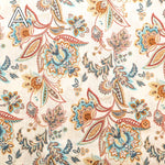 60"Cotton Lawn Printed Fabric - Paisley Flower - nomura tailor