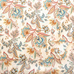 60"Cotton Lawn Printed Fabric - Paisley Flower - nomura tailor