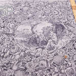 Cotton Shirting Classical Printed Fabric - Toile de Jouy - nomura tailor