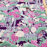 Cotton Shirting Printed Fabric - Hanamai Monogatari - Wisteria - nomura tailor