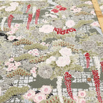 Cotton Shirting Printed Fabric - Hanamai Monogatari - Wisteria - nomura tailor