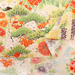 Cotton Shirting Printed Fabric - Hanamai Monogatari - Wisteria - nomura tailor