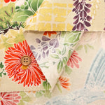 Cotton Shirting Printed Fabric - Hanamai Monogatari - Wisteria - nomura tailor