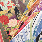 Cotton Shirting Printed Fabric - Hanamai Monogatari - Iris - nomura tailor