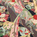 Cotton Shirting Printed Fabric - Hanamai Monogatari - Iris - nomura tailor