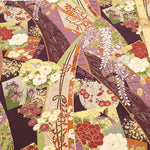 Cotton Shirting Printed Fabric - Hanamai Monogatari - Iris - nomura tailor