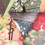 Cotton Shirting Printed Fabric - Hanamai Monogatari - Iris - nomura tailor