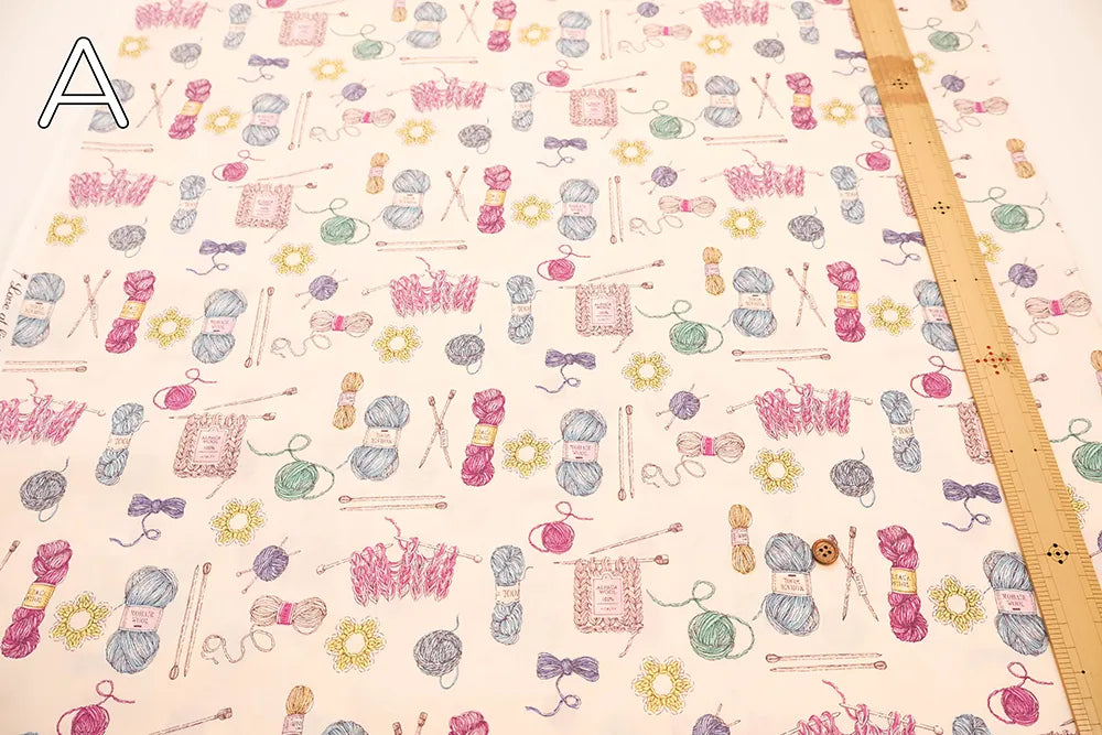 Cotton Shirting Printed Fabric - Yarn - nomura tailor