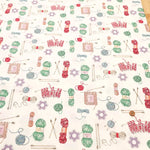 Cotton Shirting Printed Fabric - Yarn - nomura tailor