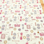 Cotton Shirting Printed Fabric - Yarn - nomura tailor
