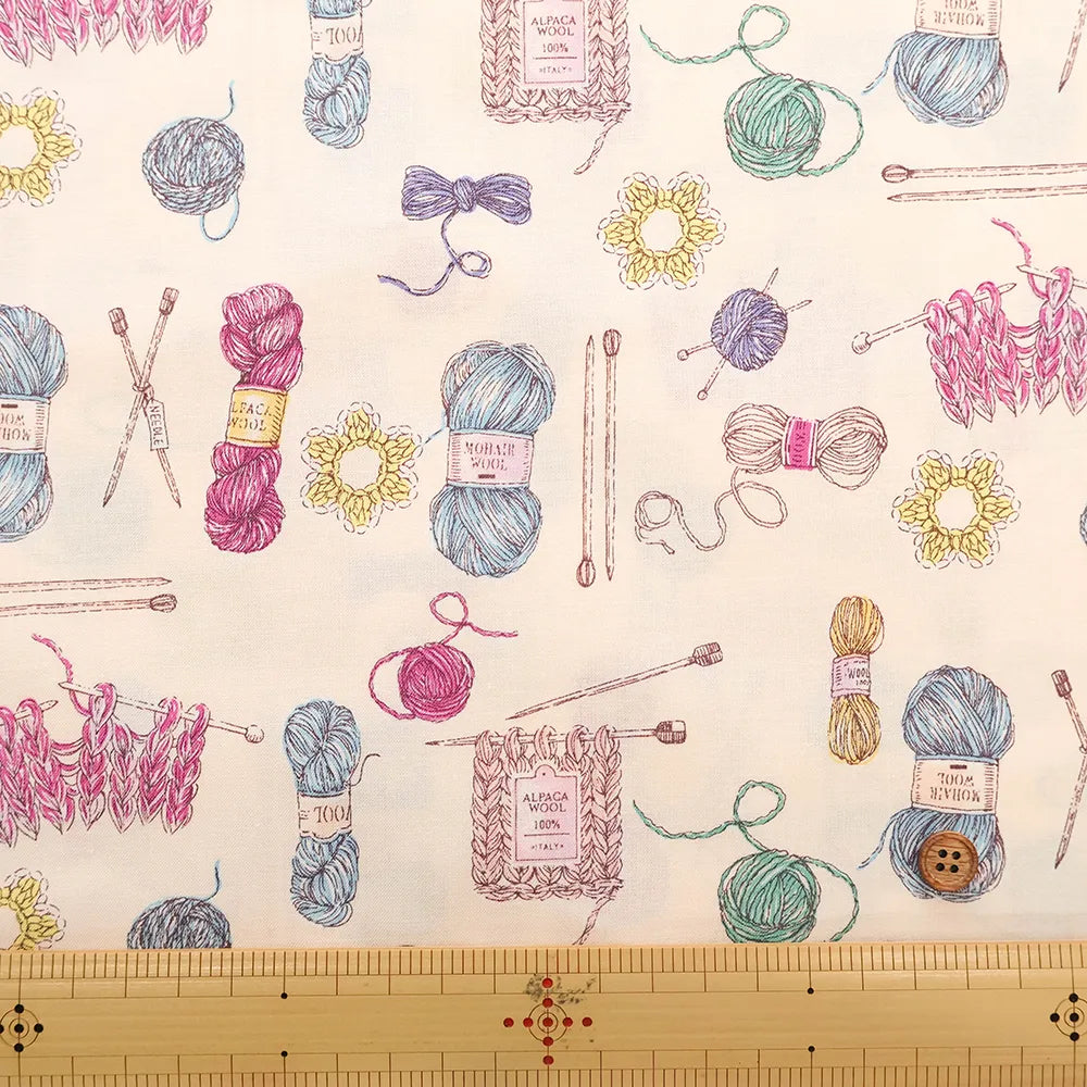 Cotton Shirting Printed Fabric - Yarn - nomura tailor