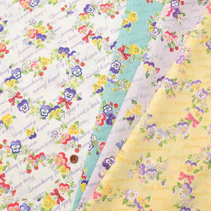 Cotton Shower Ting Print Fabric Soft Chinz Processing Atsuko Matsuyama Panze - nomura tailor