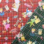 Cotton Shirting Printed Fabric - Freckle Kids - nomura tailor