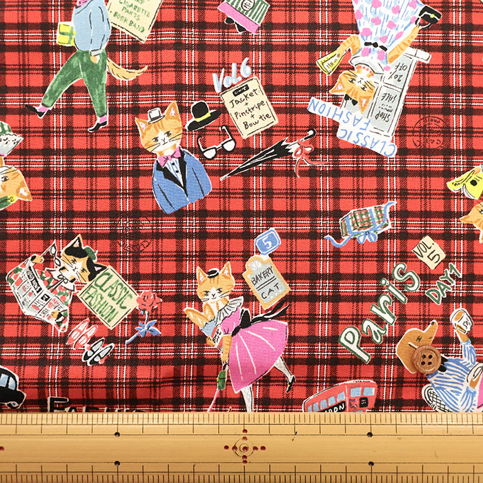 Cotton Shirting Printed Fabric - Freckle Kids - nomura tailor