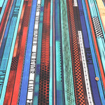Cotton Shirting Inkjet Printed Fabric - Yoko Okamoto Collection - Color Stripe - nomura tailor