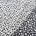 Cotton Knit Jacquard Fabric Dalmatian - nomura tailor