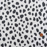 Cotton Knit Jacquard Fabric Dalmatian - nomura tailor