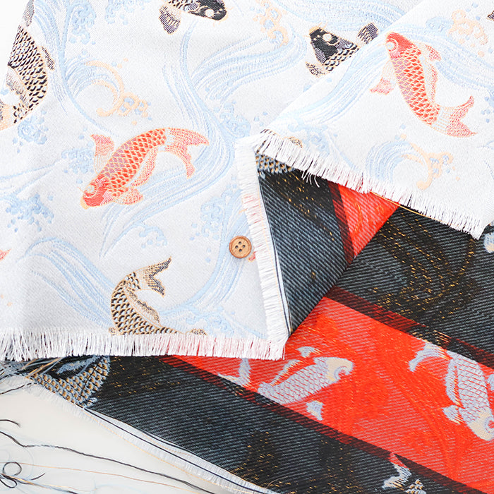 Gold Brocade (Kinran) - Carp - nomura tailor